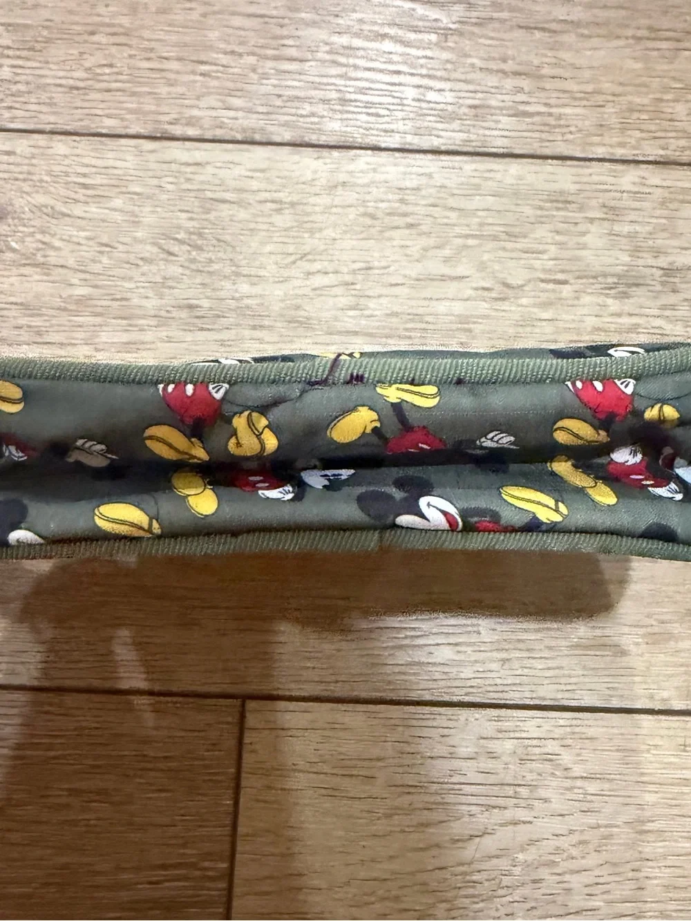 Disney Mickey Mouse Green Makeup Pouch